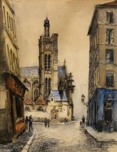 L'eglise Saint Julien Des Pauvres, L'ile Saint Louis by Frank Will