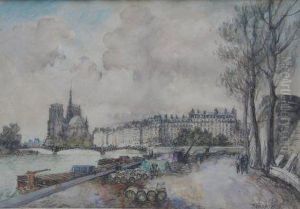 Vue De Notre-dame De Paris by Frank Will