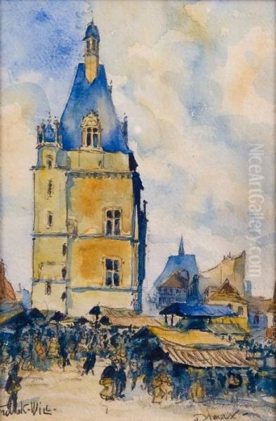 Dreux, La Place Du Marche - view 1