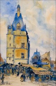 Dreux, La Place Du Marche