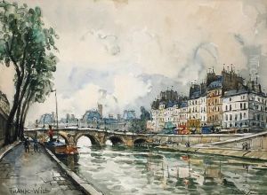 Lepont-neuf Et L'ile De La Cite by Frank Will