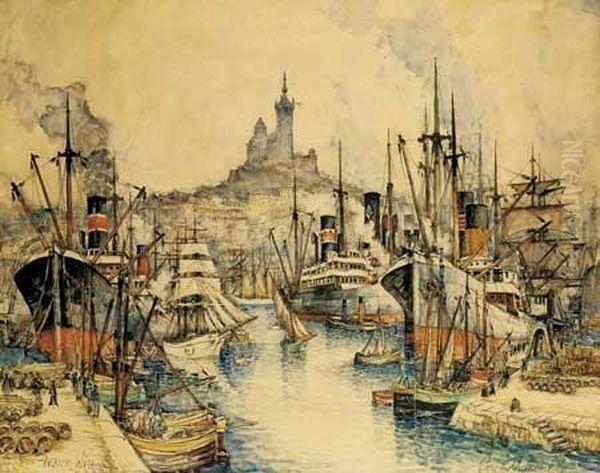 Le Port De Marseille Et Notre-dame - view 1