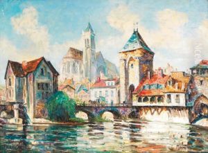 Vue De Moret Sur Loing by Frank Will