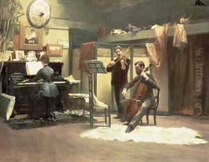 The Musicale, 1887 by Stacy Tolman