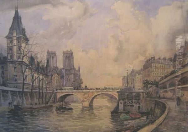 Paris, Les Quais, Notre-dame De Paris - view 1