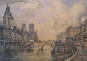 Paris, Les Quais, Notre-dame De Paris by Frank Will