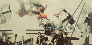 The Terrible War of General Sakamoto, 1894 by Toshiyoshi