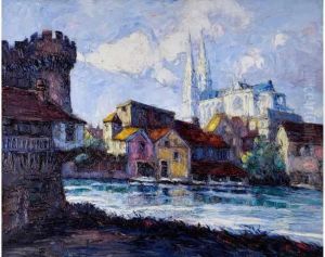 Vue De Chartres by Frank Will