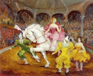 Clowns Et Ecuyere by Frank Will