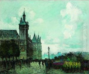 Marche Aux Fleurs Sur La Seine, Paris by Frank Will