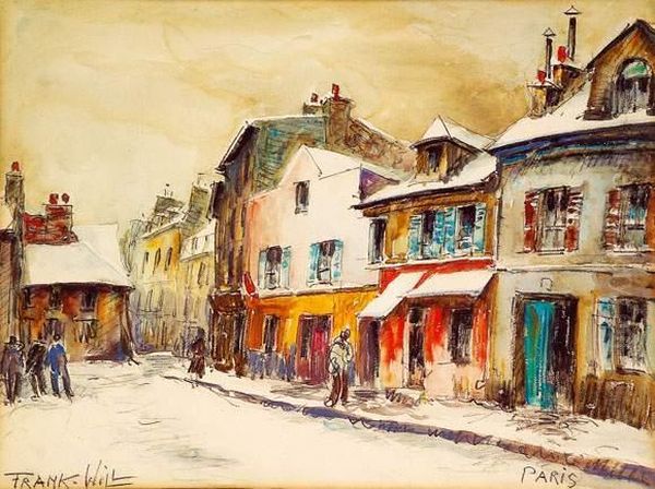 La Place Du Tertre Sous La Neige - view 1