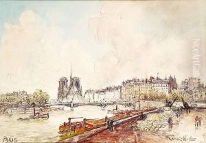 Paris, Vue Sur L'ile De La Cite Paris, Vue Sur L'ile De La Cite