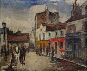Paris, Place Du Tertre. Paris, Place Du Tertre.