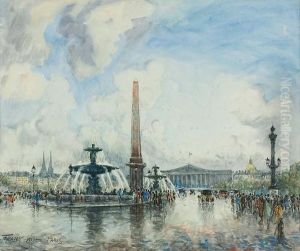 Place De La Concorde In Paris. by Frank Will