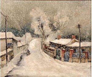 Route De Village Enneigee