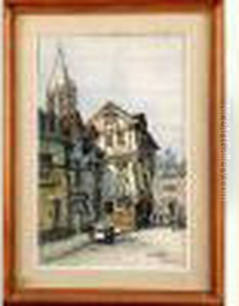 la Rue Saint-romain A Rouen - view 1