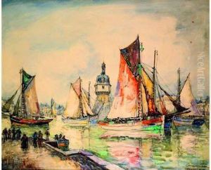 Bateaux Dans Le Port De Concarneau
