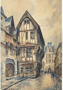 Rue Du Vieux Rouen by Frank Will