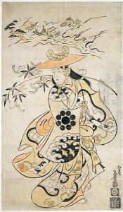 Sawamura Kodenji as Tsuyu-no-Mae, 1698 Sawamura Kodenji as Tsuyu-no-Mae, 1698