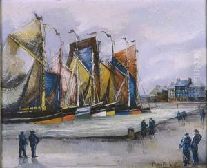 Voiliers De Peche Au Port by Frank Will