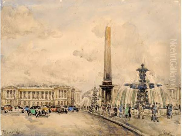 " Paris- Place De La Concorde> - view 1