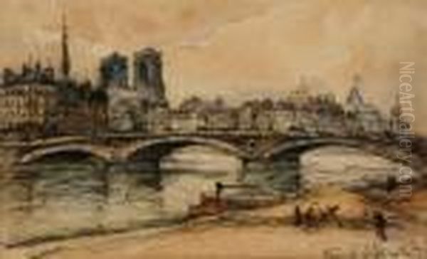 View Of Pont Saint-michel And Notre Dame - view 1