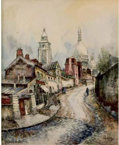 Rue De L'abrevoir A Montmartre - view 1