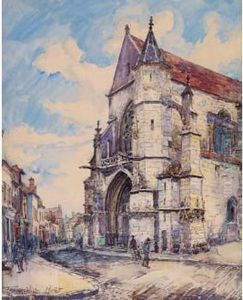 Eglise De Moret. by Frank Will