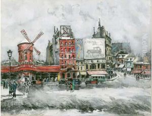 Le Moulin Rouge A Paris by Frank Will