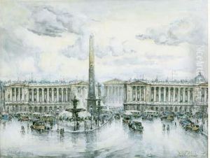 La Place De La Concorde A Paris by Frank Will