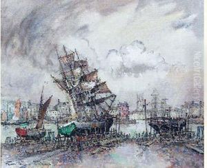Le Port De Fecamps by Frank Will