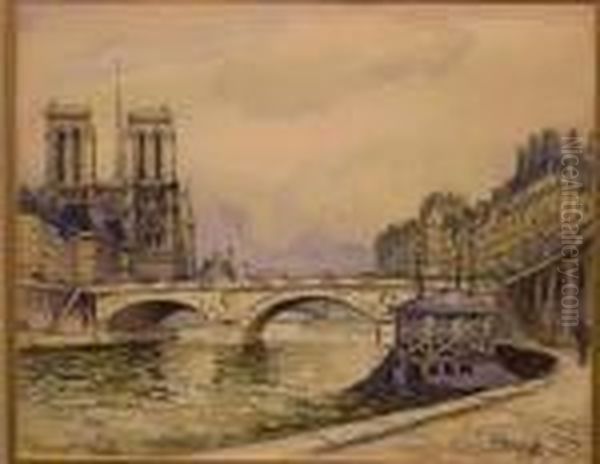 View Of Notre Dame And The Seine - view 1