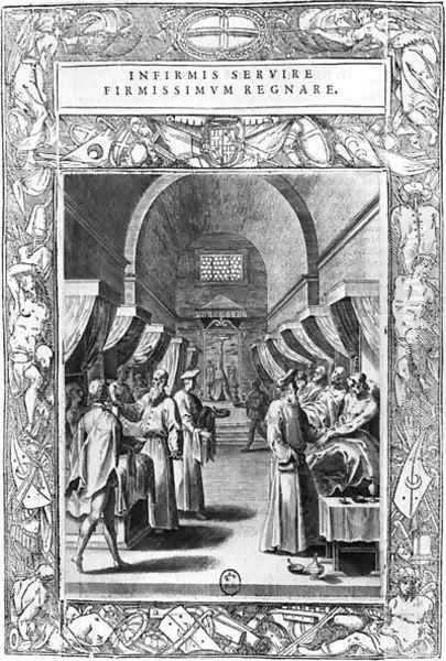 Hospitallers of the Order of St. John of Jerusalem Caring for the Sick - view 1
