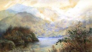 Titled Lower Left 'a Corner, Middle Lake, Killarney' by Alexander Williams
