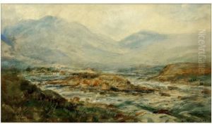 Brioko On The Owenmore River, County Mayo. by Alexander Williams