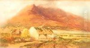 Cottage In Landscape by Alexander Williams
