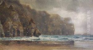 Chimney Rocks And Minann Cliffs From Keel Strand