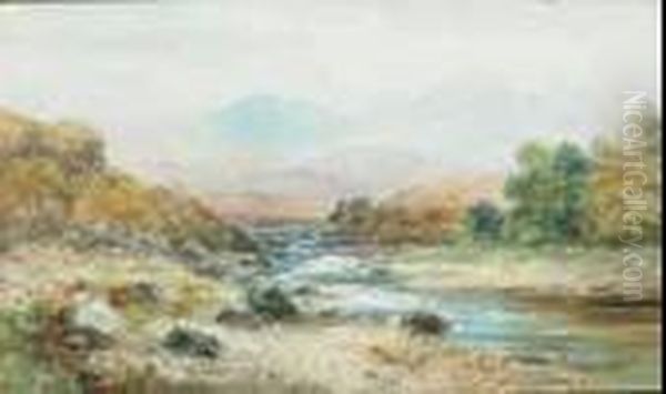 A Highland Burn, Perthshire - view 1