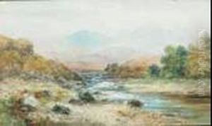 A Highland Burn, Perthshire by Alexander Williams