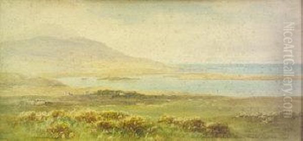 Bloody Foreland Hill And Ballymiskelly From Falcarragh Hill, Donegal - view 1