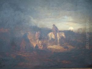 Gypsies On The Outskirts Of A Common