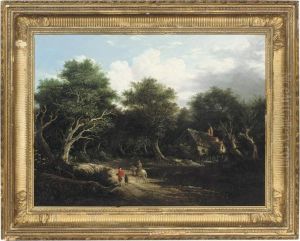 A Traveller On The Road Asking For Directions by Edward Charles Williams