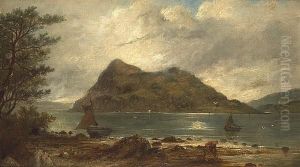 A View Of Holy Island, Isle Of Arran by Edward Charles Williams