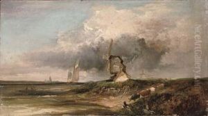 Old Mills On The Thames by Edward Charles Williams