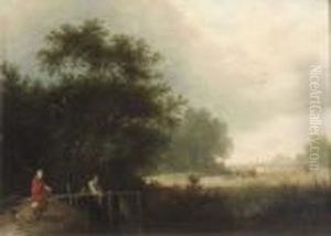 Pair Of Oils On Wooden Panels 'the Forest Of Arden', Warwickshire 10.5 X 14.5in