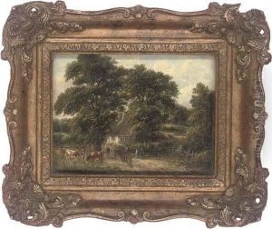 A Peaceful Day On The Farm by Edward Charles Williams