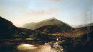 On Llyn Gywnant North Wales, Morning by Edward Charles Williams