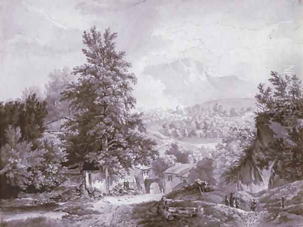 La scierie de Sierne pres de Geneve - view 1
