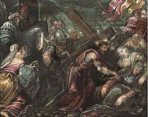 Christ carrying the Cross by Jacopo Tintoretto (Robusti)
