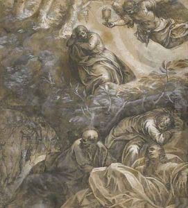 Christ in the Garden of Gethsemane by Jacopo Tintoretto (Robusti)